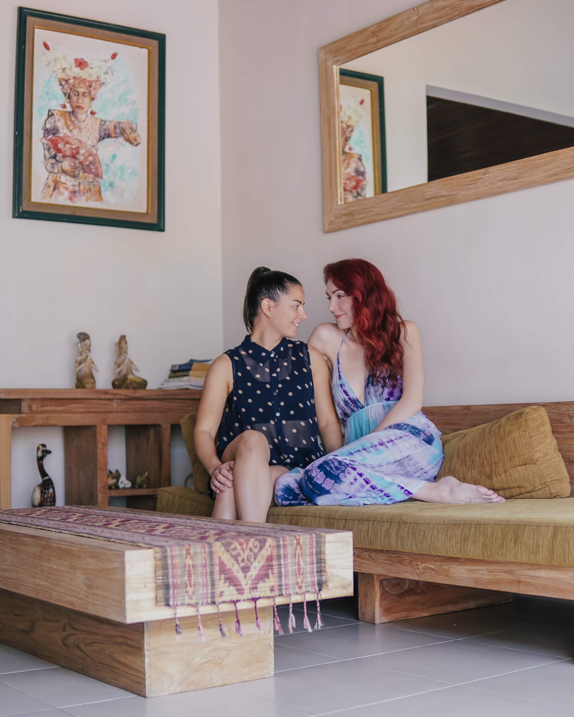 Lesbian Couple Bali Villa