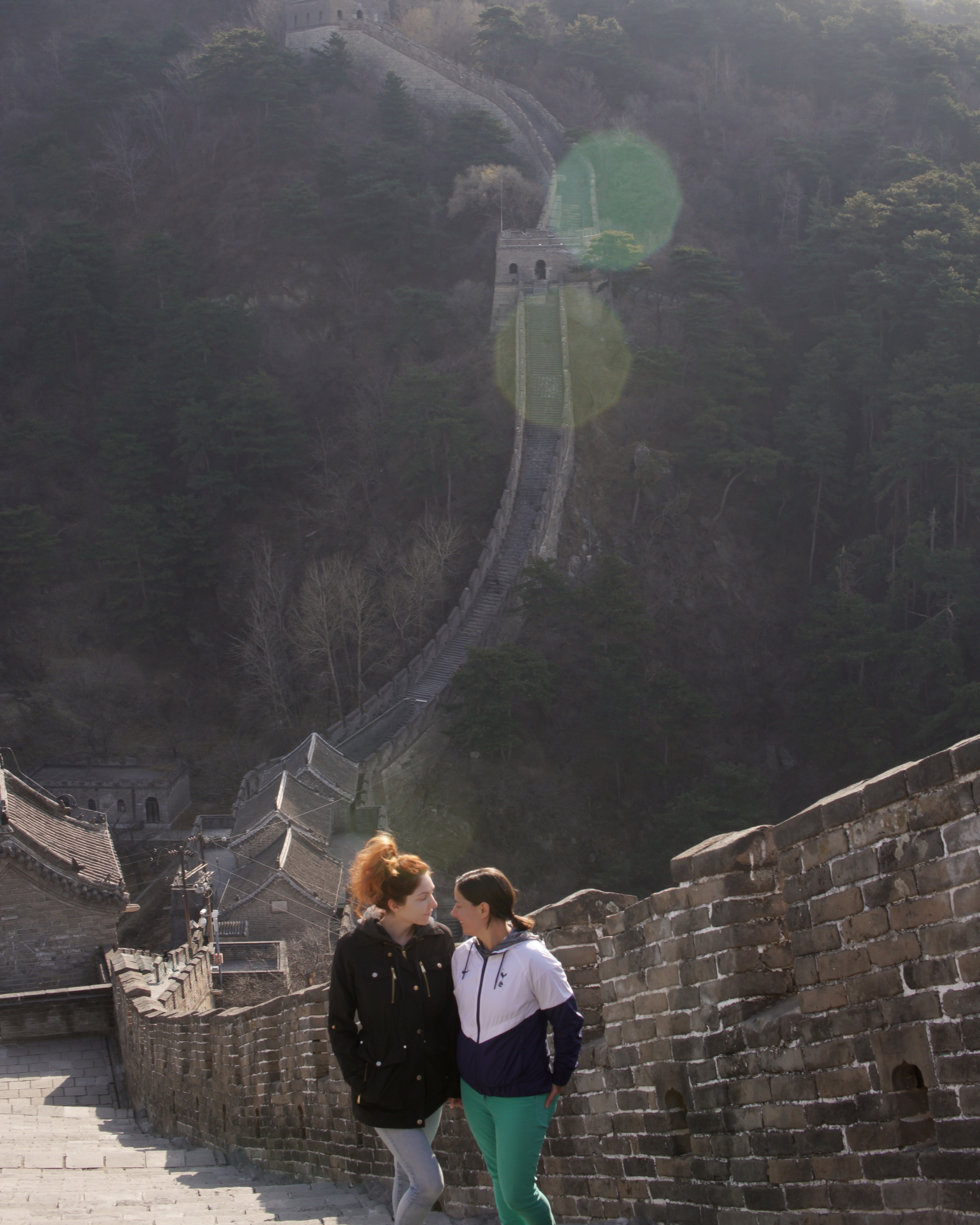 Lesbian Couple Great Wall of China