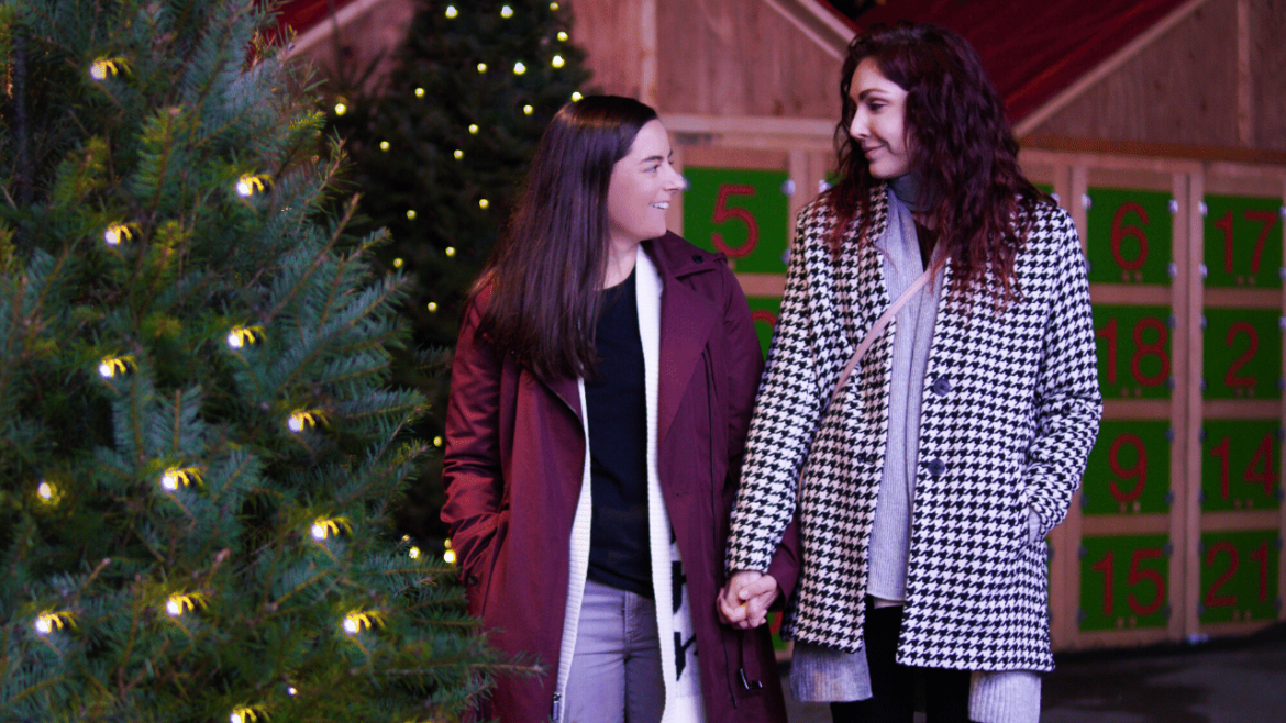 Lesbian Couple Christmas Market