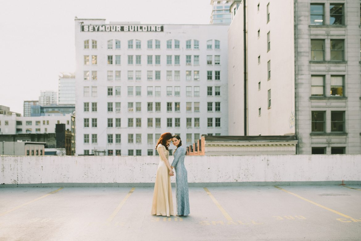 Lesbian Wedding Rooftop