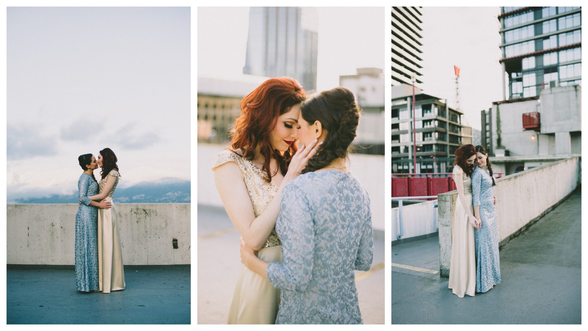 Lesbian Wedding Collage Vancouver