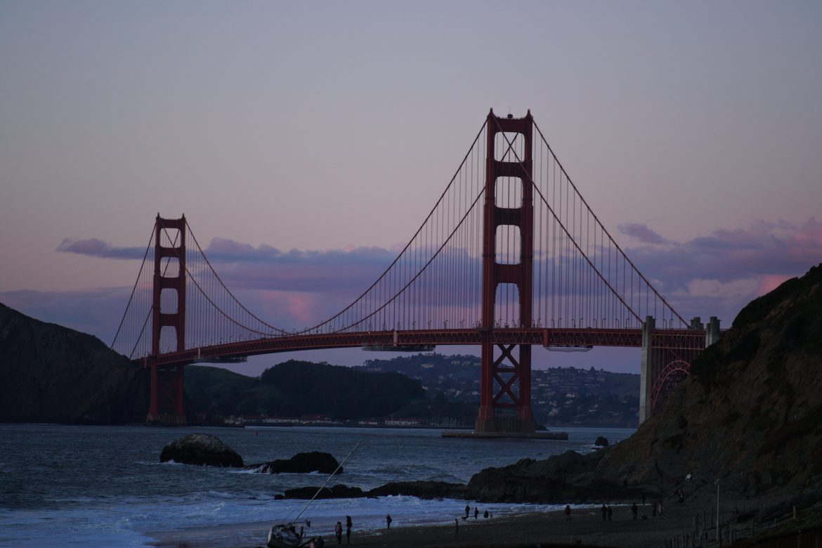 Golden Gate Bridge Sunset