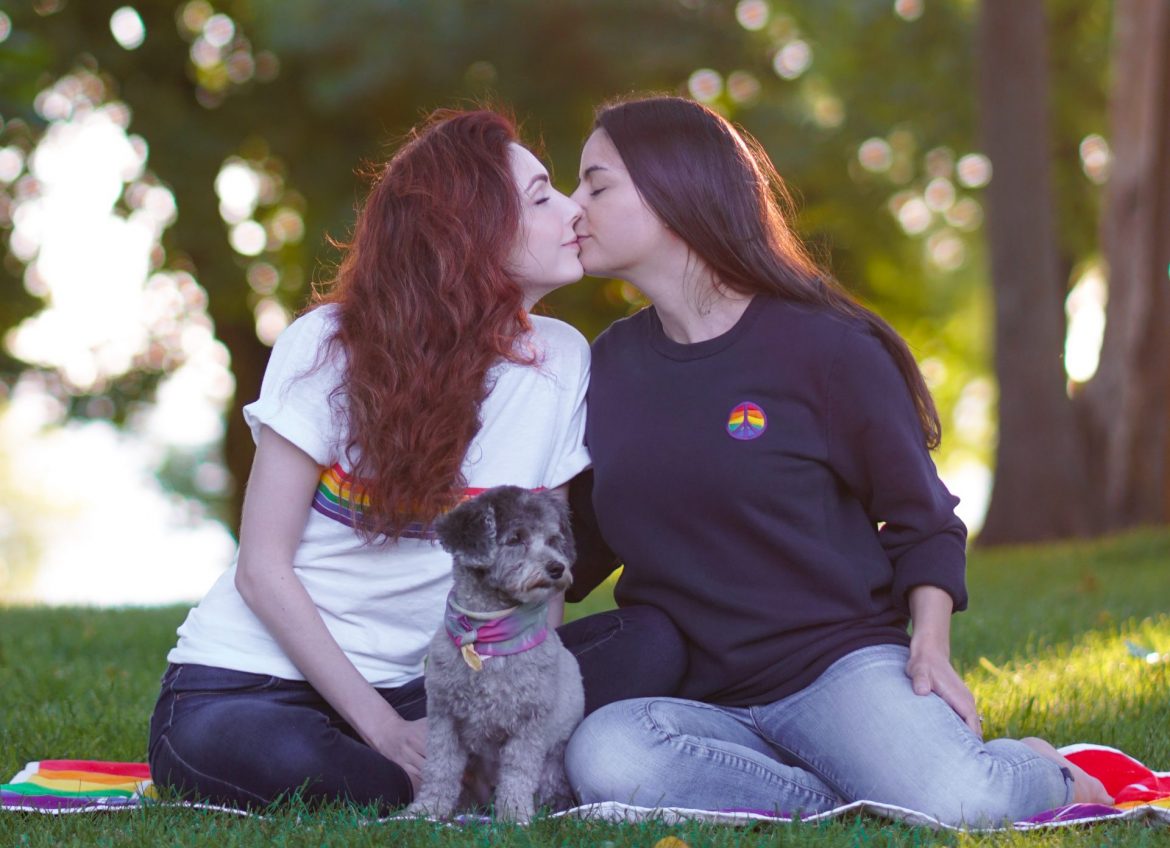 Dream Partner Lesbian Couple Dog