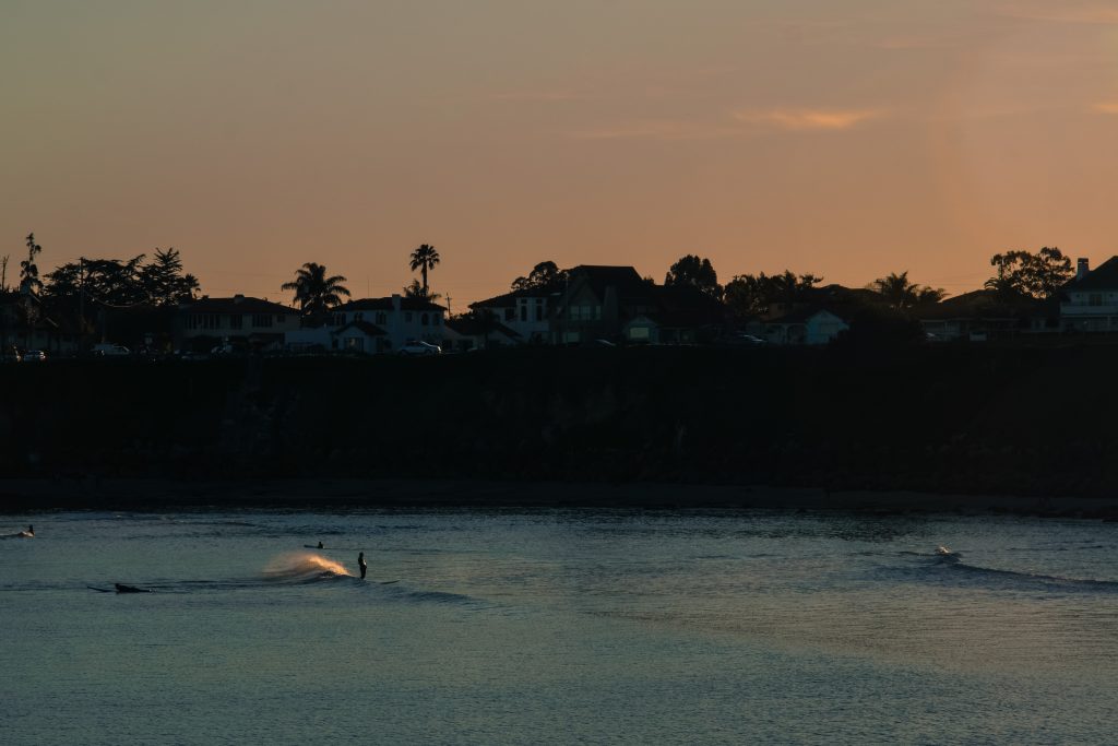Santa Cruz Sunset Surfers