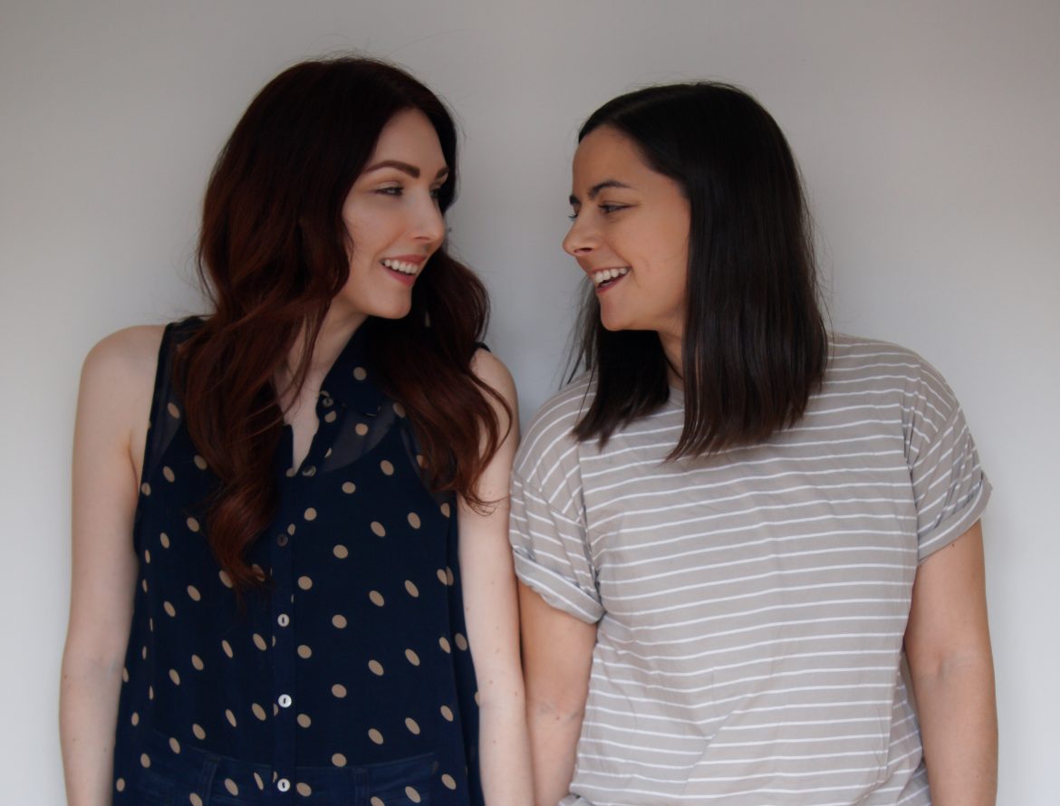 Lesbian Couple Brunette Redhead