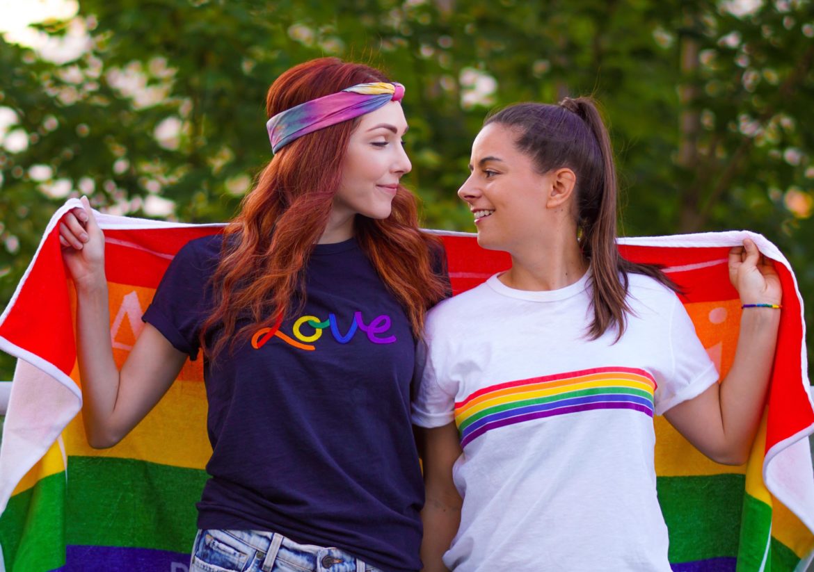 Rock paper scissors lesbian lgbt flag pride right