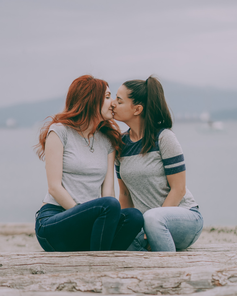 Redhead Lesbian Kiss