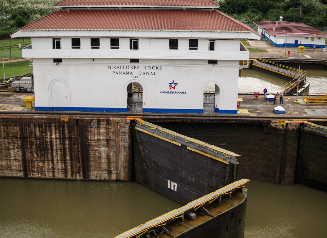 Miraflores Locks Panama City Canal
