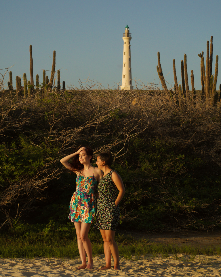 Lesbian Couple Lighthouse Cactus