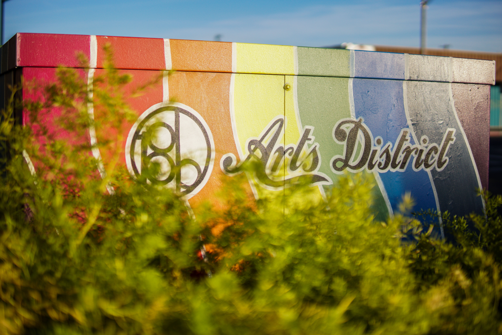 Rainbow Arts District Sign Vegas