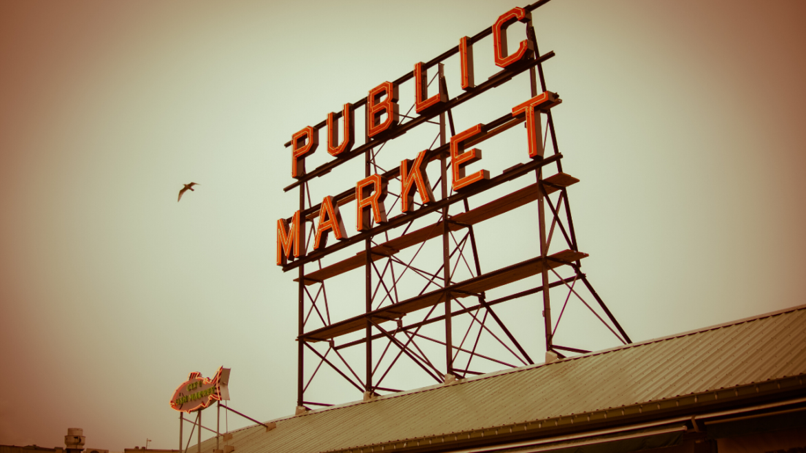 Seattle Pike Place Market Vintage