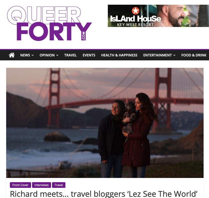 Queer Forty Travel Bloggers Lez See the World