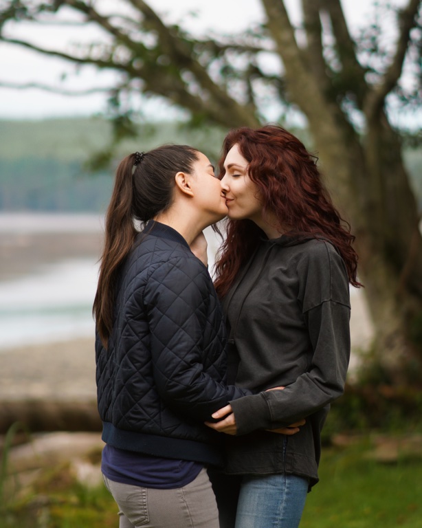 Sointula BC Lesbian Couple