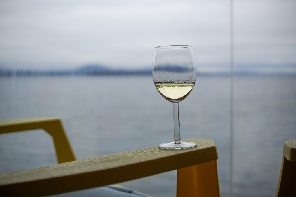 Sointula BC Wine Glass