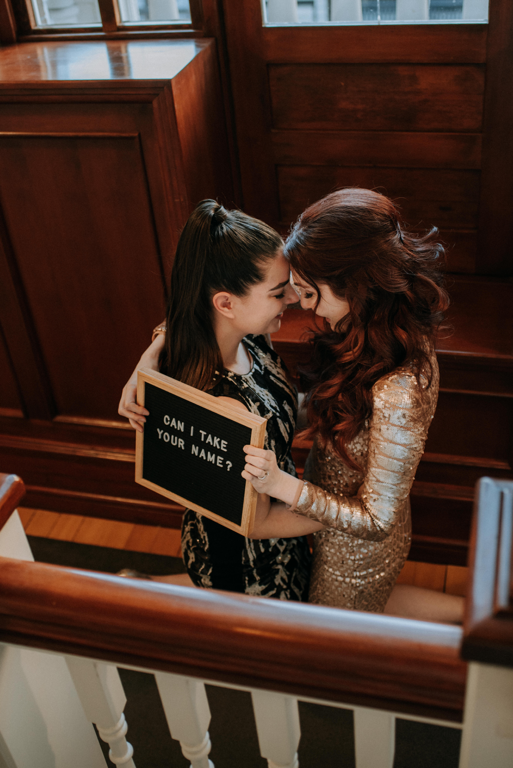 Lesbian Couple Proposal