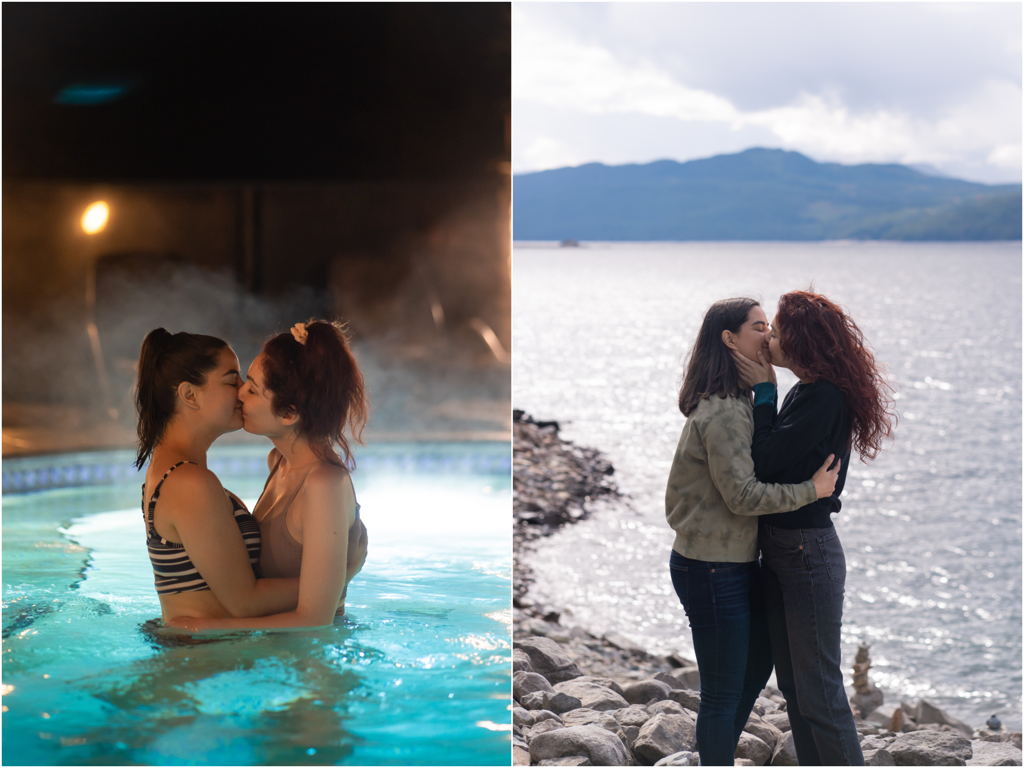 Lesbian Couple Halcyon Hot Springs BC
